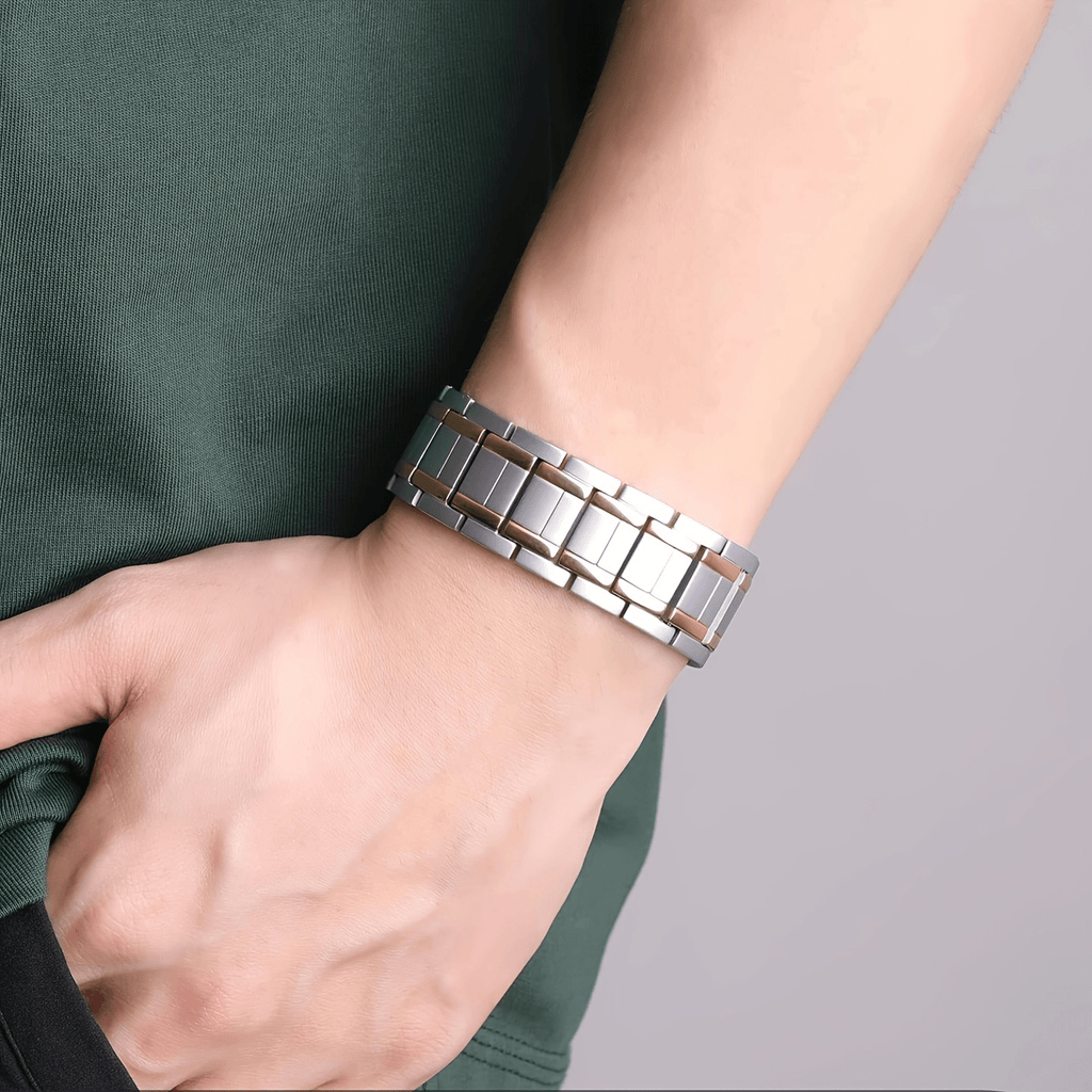 Bracelet Stainless Steel Men for layering and statement styling - product gallery image 11