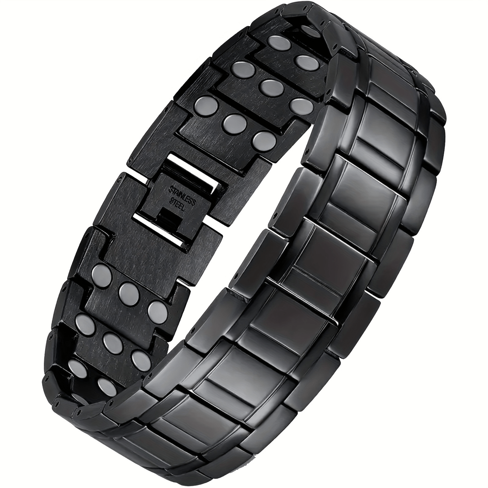 Bracelet Stainless Steel Men for layering and statement styling - product gallery image 8