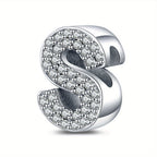 Bracelet Sterling Silver Alphabet Letter Charms A–Z - product gallery image 10