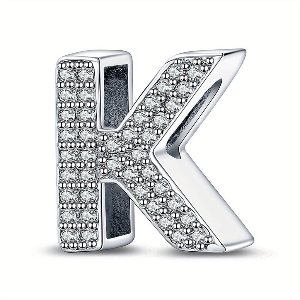Bracelet Sterling Silver Alphabet Letter Charms A–Z - product gallery image 8