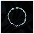 Bracelet Sterling Silver Gemstone Teardrop for layering and statement styling