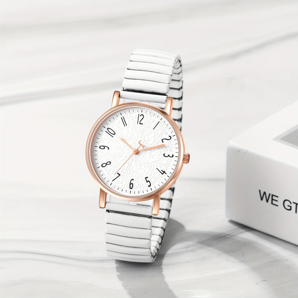 Bracelet Women’s Analog Quartz Watch Elastic Stainless with Water-Resistant - product gallery image 3