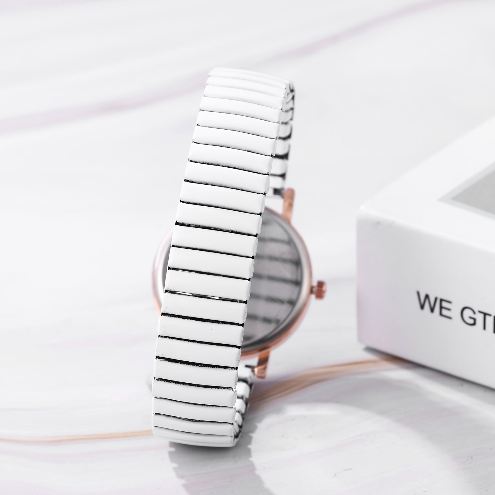 Bracelet Women’s Analog Quartz Watch Elastic Stainless with Water-Resistant - product gallery image 5