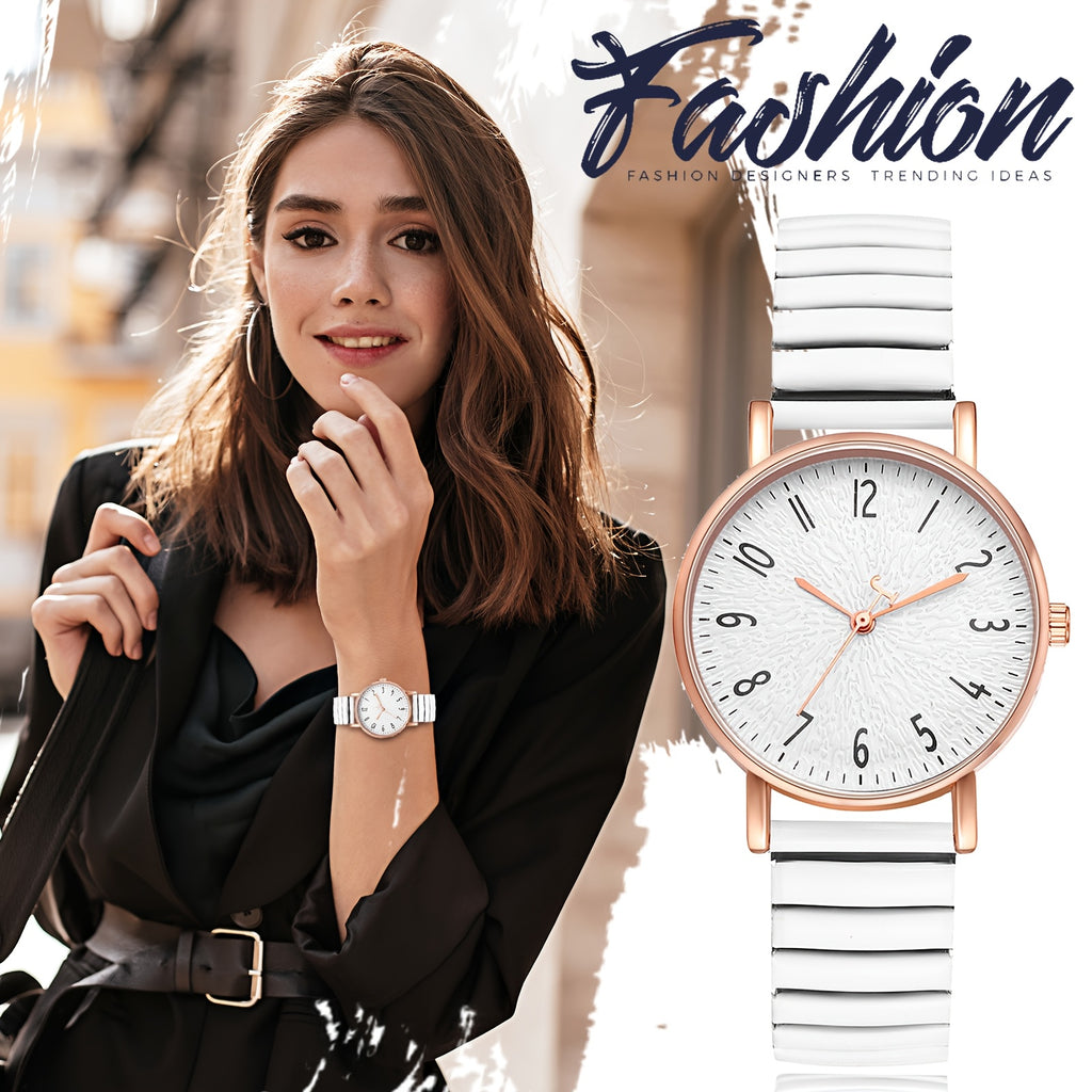 Bracelet Women’s Analog Quartz Watch Elastic Stainless with Water-Resistant - product gallery image 9