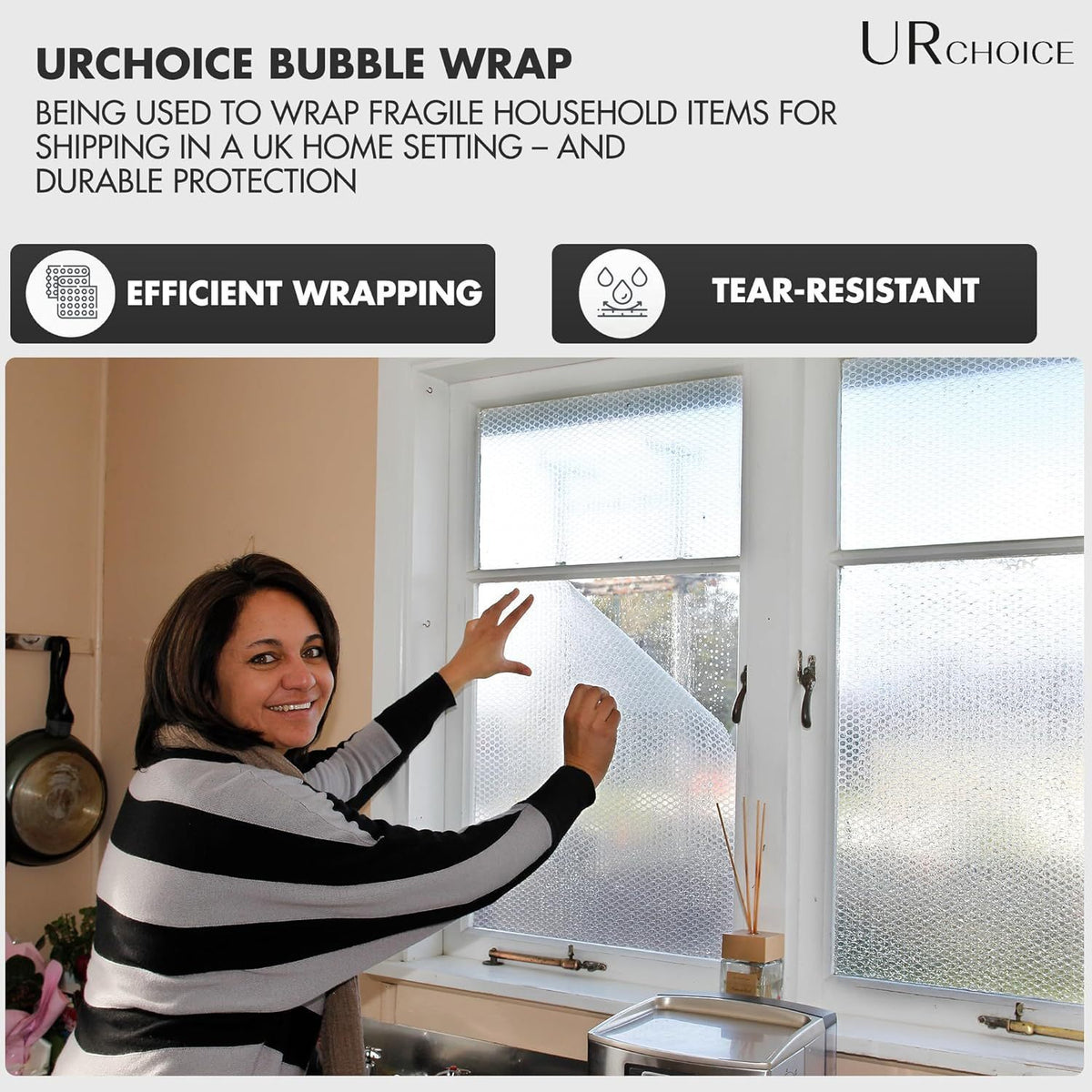 Bubble Wrap Roll with 1000mm, 75m, 1000MM X 75M for home offices - product gallery image 5