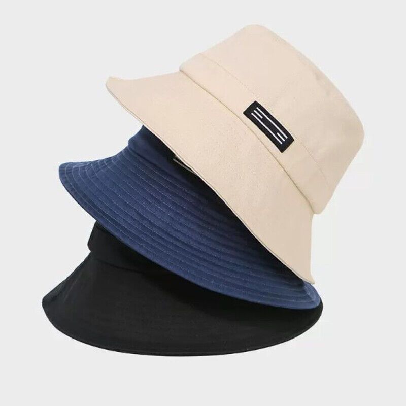 Bucket Hat with Foldable, Cotton, Oversized Big Large Heads Cotton Sun - product gallery image 9