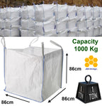 Builders Bags & Rubble Sack with 86 x 86 x 86 cm, FIBC Tonne Heavy Duty of Woven - product gallery image 2