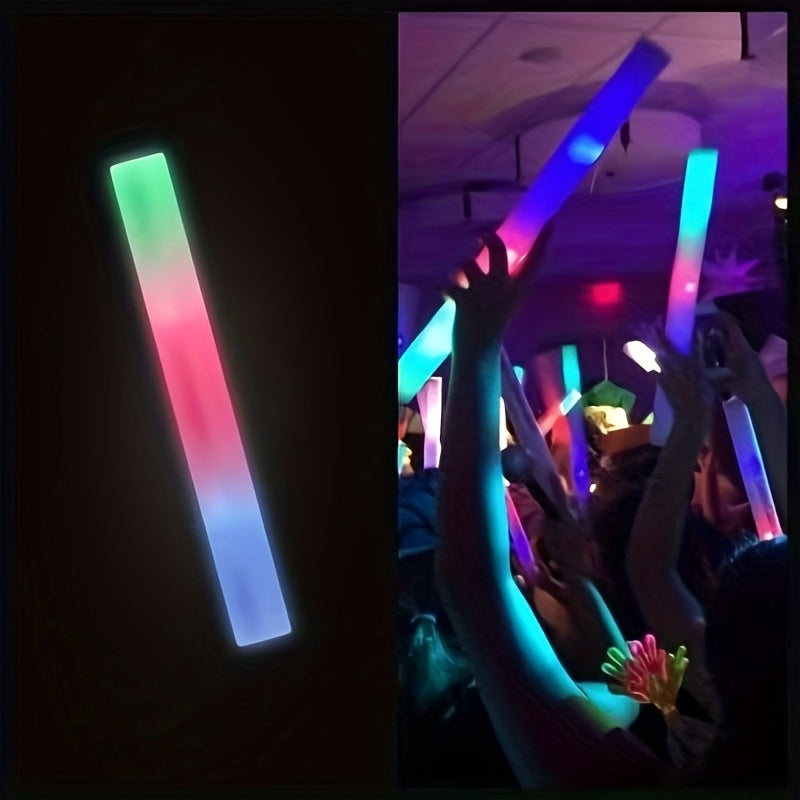 Bulk Pack of 30 LED Foam Light Stick with 30pcs, Sticks Flashing Party Favors in Three - product gallery image 6