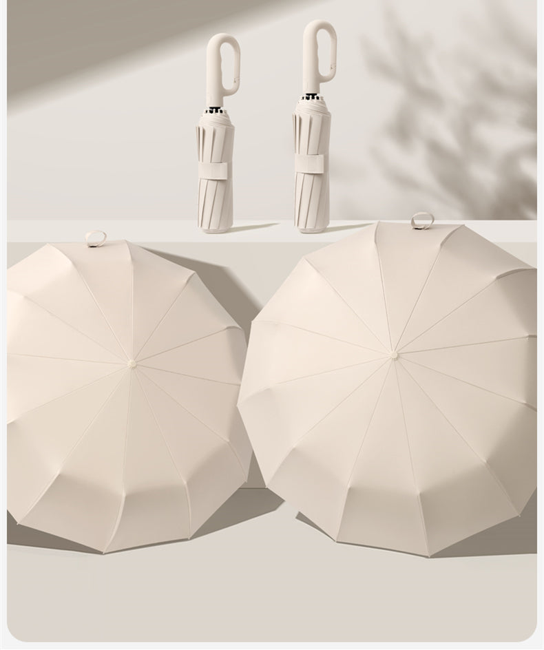 Fully Automatic Buckle Folding Umbrella, 2 Discounted Sets, And Shading, Suitable for Men And Women, Travel Umbrella, with a Diameter of 106Cm/41.2-Inch When Opened, Sturdy And Durable, Personalized High-Quality Umbrella