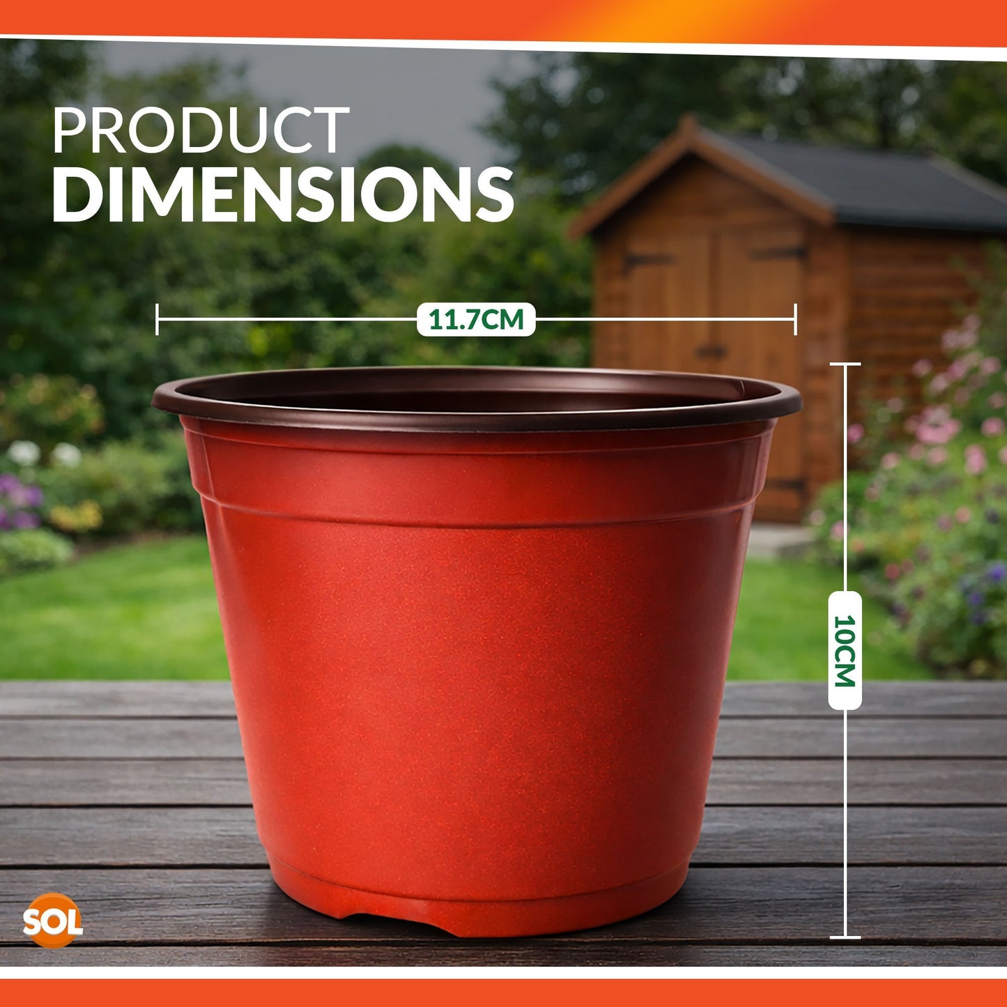 80 Pack Plastic Plant Pots 10cm | Nursery Pots Bulk Seedling Pots Plant Starter Pots Small Garden Pots for Indoor Outdoor Gardening