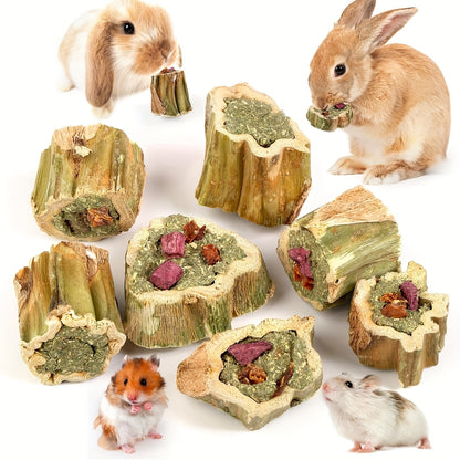 [Natural Rabbit Chew Toys] Rabbit Apple Wooden Sticks, Natural Rabbit Chew Toys, Small Animal Wooden Teething, Small Pet Cage Flower Decoration, Hamster, Chinchilla Squirrel Rabbit Guinea Pig Small Pet Apple Chew Stick