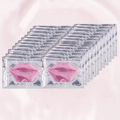 30pcs Hyaluronic acid Pink Lip Mask Patch for Hydrated Lips, Moisturizing And Hydrating Anti-Dry Lip Care & & Lip Sleeping & Lip Nourishes & Lip Mother Gifts Set Gifts for Women