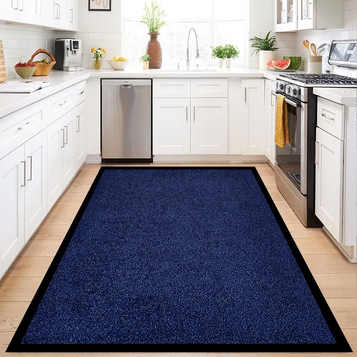 Twist Design Doormat – PVC Surface, Rubber Backing, Easy-Clean