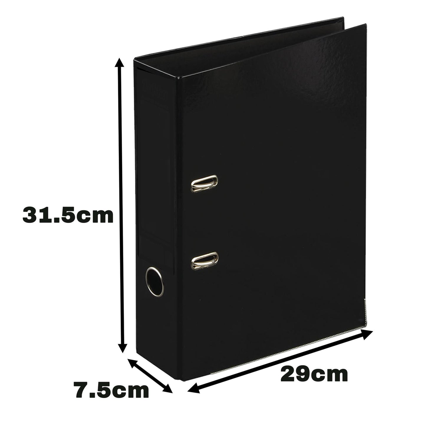 10 x A4 Lever Arch Files, Folders - Office Folder, Back To School Files 10 Pack Lever Arch Folder - Stationary Document Storage