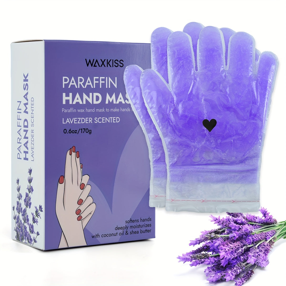 WAXKISS Paraffin Beauty Wax Set for Hand And Foot Masks, Perfect for Home Care with a New Formula That Provides Long-Lasting Warmth. Enjoy a Smooth And Gentle Experience with Precise Care for Your Hands And Feet