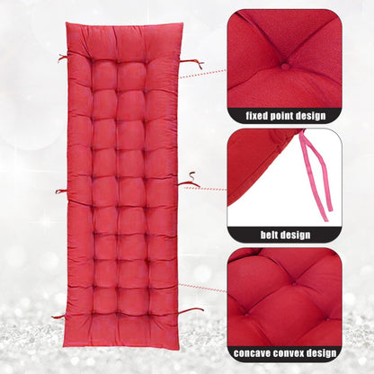 Lounge Chair Cushion 160x50cm Thick Comfortable Seat Pad for Sun Lounger Recliner Daybed Beach Chair – Machine Washable Non-Slip Indoor Outdoor Multiple Colours