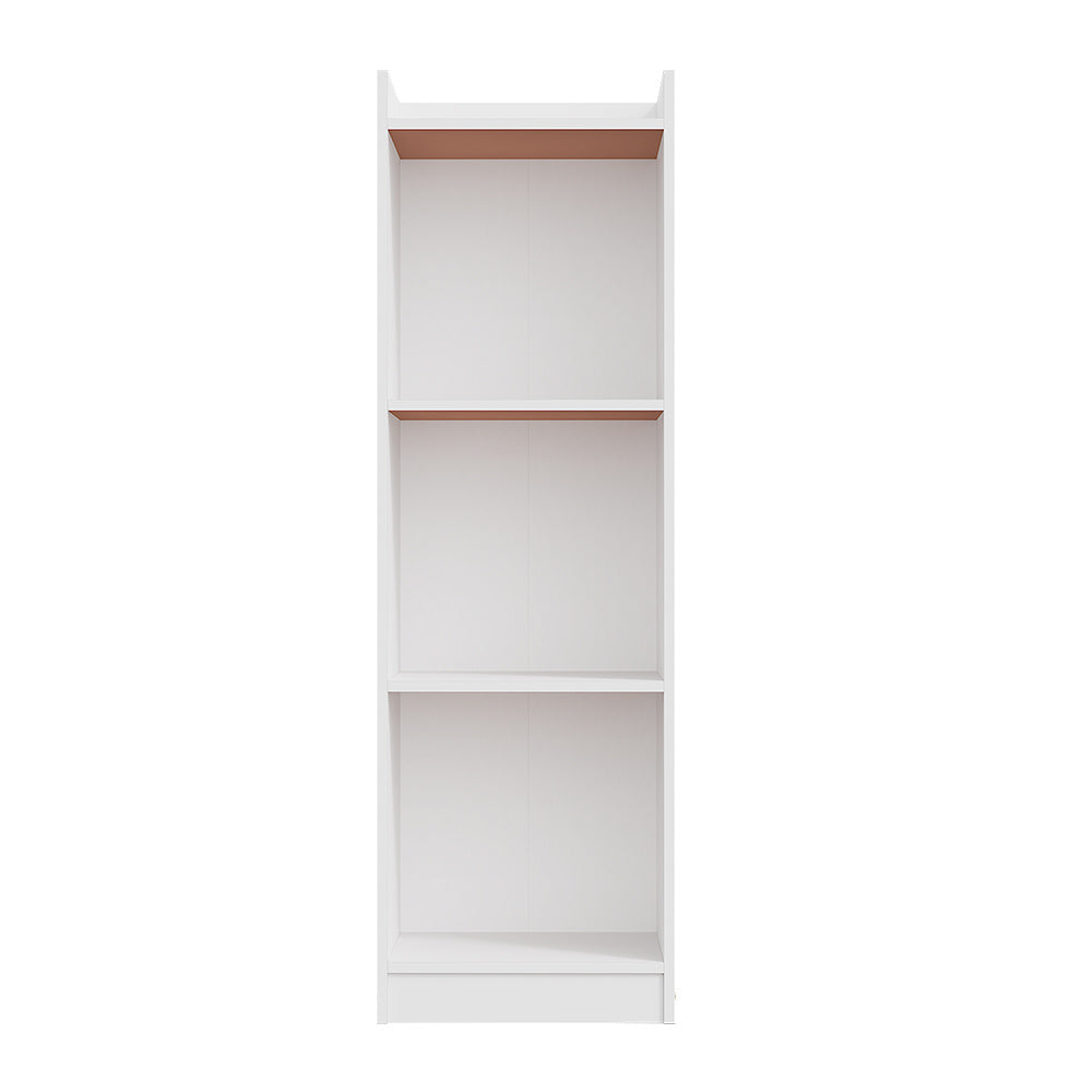 Modern White Wooden Bookcase – Tall & Skinny Bookshelf 2/3/4 Cube Shelves Shelving Storage Unit, Open Shelf Bookshelf For Office Living Room Bedroom Storage Organization