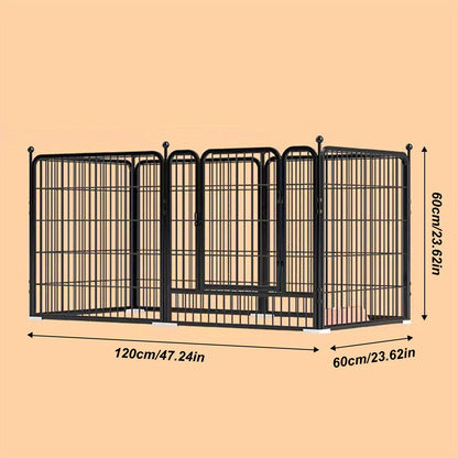 Portable Foldable Dog Gates Dog, Fence  and Medium- Sized Dog Household Fence - Multi- Functional Isolation for Pet Puppy Safety