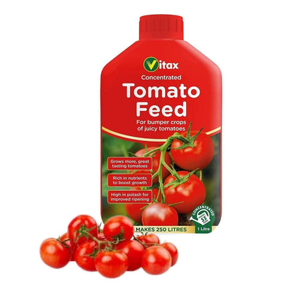 Vitax Liquid Tomato Feed 1L – Concentrated Plant Food for Tomato Plants | Liquid Fertilizer for Garden & Container Gardening