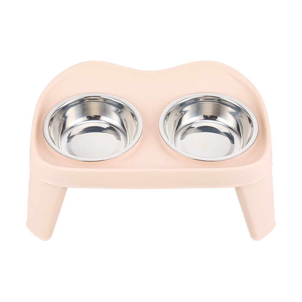 Dog Bowls with Stand, Adjustable Raised Dog Bowl for Large Dogs, Dog Feeding Station with 2 Stainless Steel Dog Bowls, Non-Slip elevated dog bowls