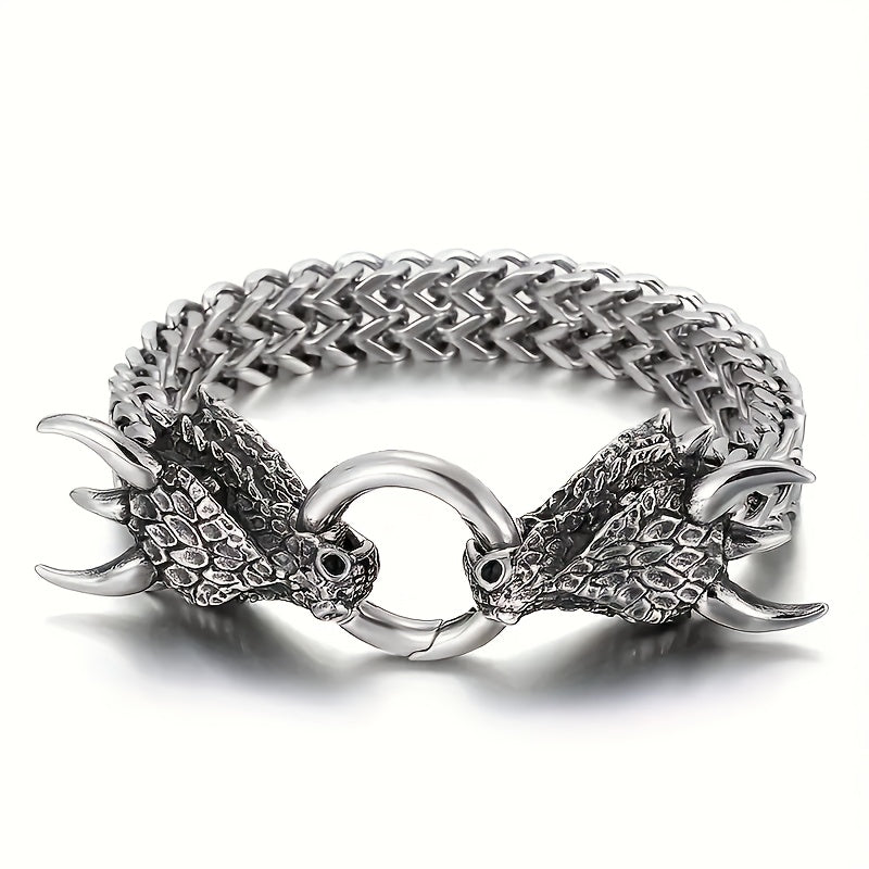 Domineering Dragon Head Bracelet - Men's Jewelry Gift