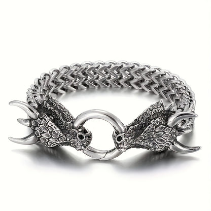Domineering Dragon Head Bracelet - Men's Jewelry Gift