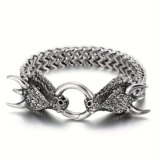 Domineering Dragon Head Bracelet - Men's Jewelry Gift