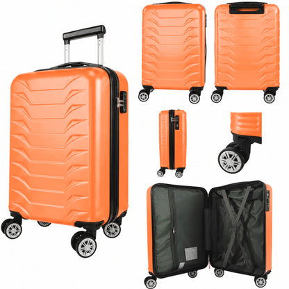 Direct Luggage Underseat Cabin Case 40 x 25 x 20 cm RyanAir Approved Size with Combination Lock and Detachable 360° Wheels T-HC-US-1627