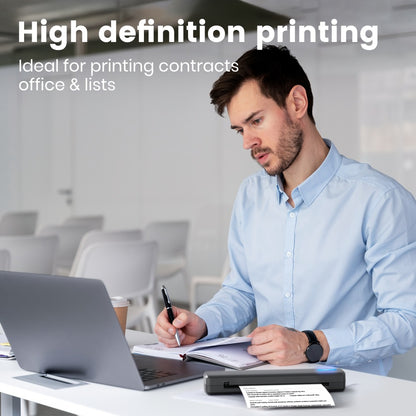 D810B portable A4 thermal printer - alternate angle 10
