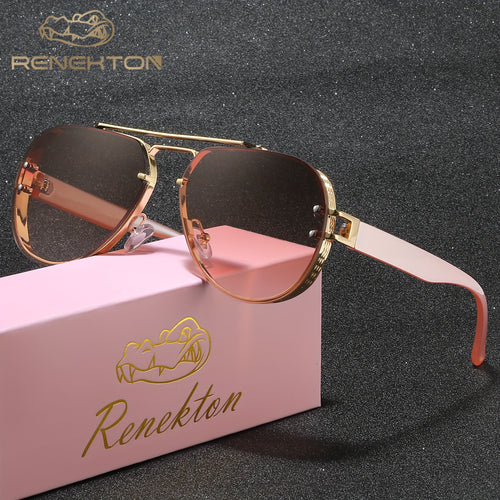 Renekton Women's Metal Fashion Trendy Fashion Glasses for Outdoor Parties, Travel, Driving, and Fishing - Exclusive Gift Set,stocking stuffers