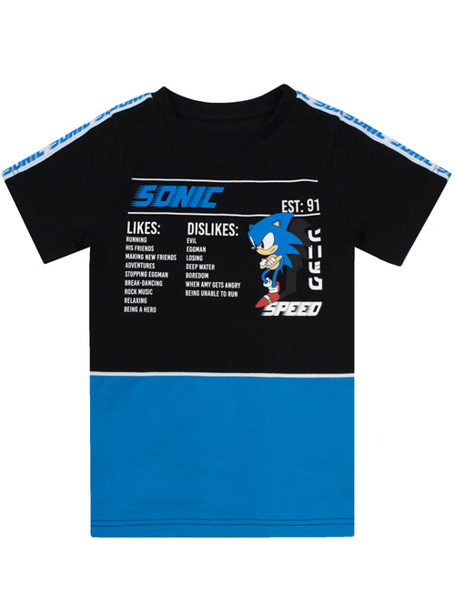 Sonic the Hedgehog T-Shirt for Kids | Girls & Boys Gamer Top | Sonic Video Game Clothing Gift Merchandise