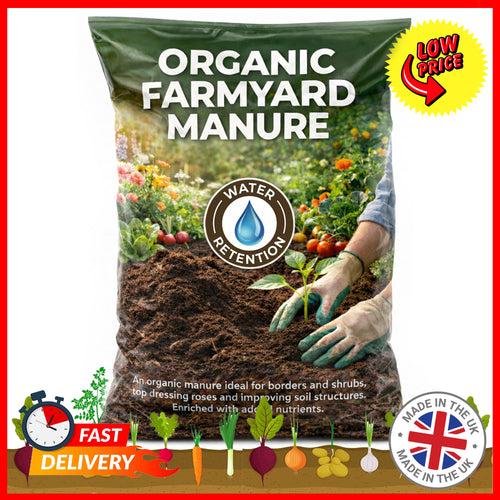40L Essential Nutrients Farmyard Manure Ideal For Borders & Shrubs