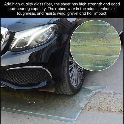 Polycarbonate Roofing Sheet High Impact Clear PVC Roofing Sheets UV Protection