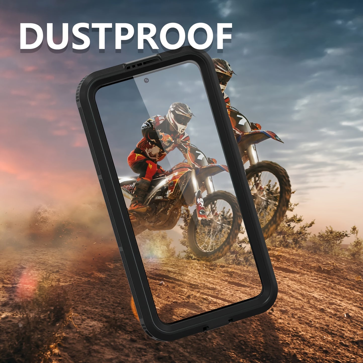 Waterproof Case For Samsung Galaxy S23, S23 Plus, S23 Ultra 5G 360° Full Body Protection Dustproof Shockproof Built-in Screen Protector Phone Case