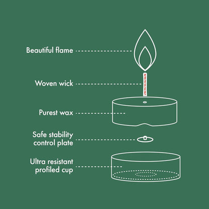 Bolsius Unscented White Tealight Candles, Pack of 45, 8-Hour Tealights for Home Use and Decor