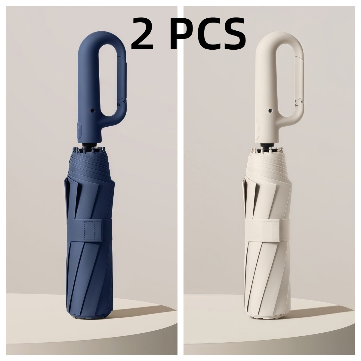 Fully Automatic Buckle Folding Umbrella, 2 Discounted Sets, And Shading, Suitable for Men And Women, Travel Umbrella, with a Diameter of 106Cm/41.2-Inch When Opened, Sturdy And Durable, Personalized High-Quality Umbrella