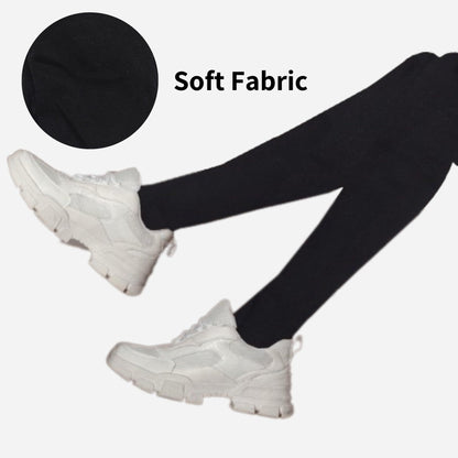 Pack Of 6 Girls Tights, School Uniform Multipack Soft Cotton Rich Winter Tights (3-12 Years)