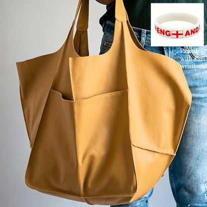 Retro Easy Shoulder Bag for Women Travel Large Capacity Storage Bag Handbag Shopping Bag