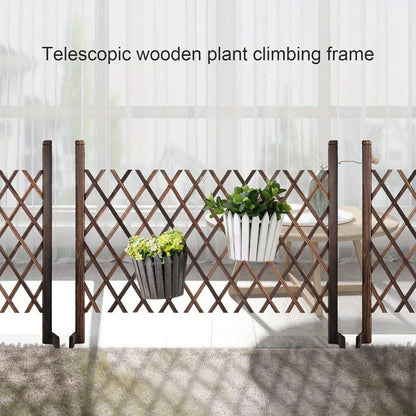Garden Fence Gate Expanding Trellis Retractable Gate Expanding Fence Freestanding Wooden Trellis Fence Garden Screen Plant Pet Dog Safety Fence 88cm Height 26-146cm
