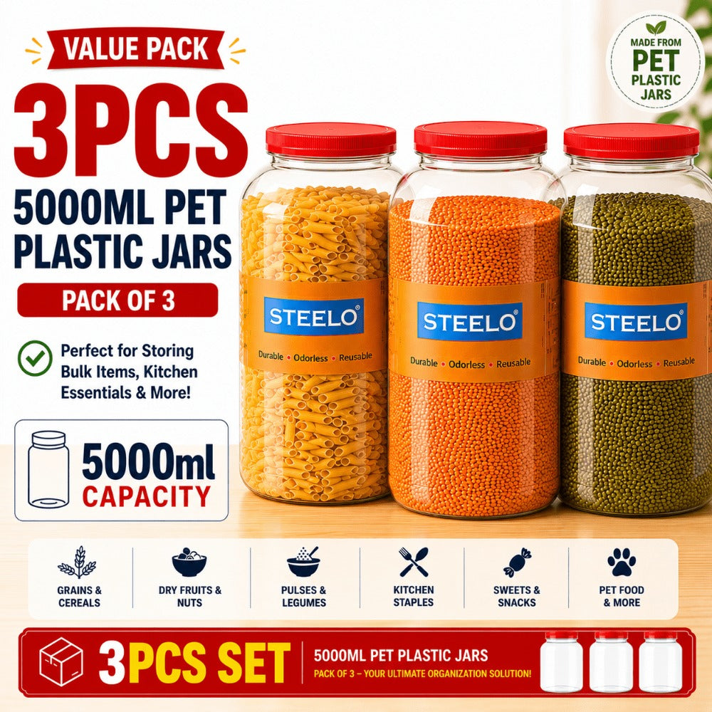 BPA-Free Plastic Jars with Lids – Transparent Round Multi-Purpose Containers, Dishwasher Safe, 50ml to 5000ml, Bulk Packs for Lotions, Creams, Cosmetics, Samples & Storage