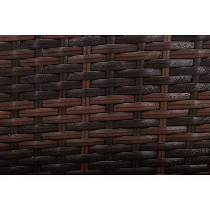 4pcs Rattan Outdoor Garden furniture sofa set with 2x Armchairs 1x Double Sofa & 1 table for indoor & outdoor