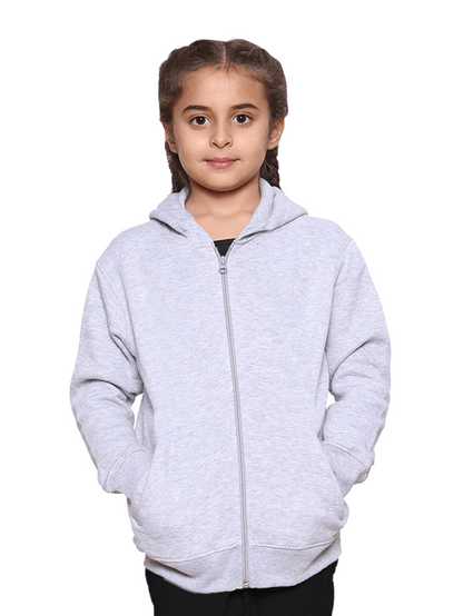 GW CLASSY OUTFIT Boys Girls Casual Fleece Hoodie Kids Lightweight Zipper Sweat Shirt Soft and Comfortable for School and Everyday