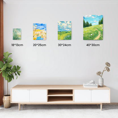 Canvas Painting Set of 28 Canvas – Multi Sizes – 13 X 18 Cm, 20 X 25 Cm, 24 X 30 Cm, 30 X 40 Cm – All Types of Painting