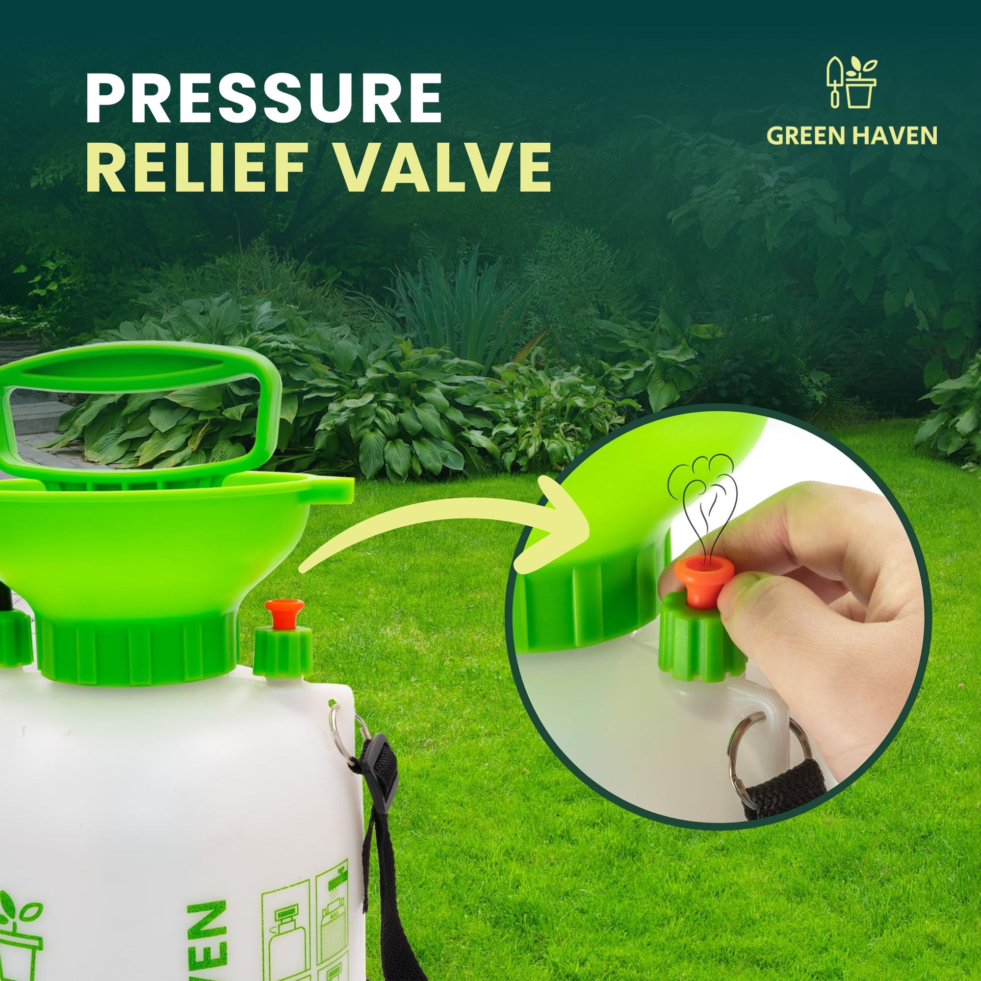 8L Garden Pump Pressure Sprayer with Shoulder Strap & Adjustable Wand – Manual High Pressure Spray Bottle for Plants, Lawn Care, Weed Control & Household Cleaning