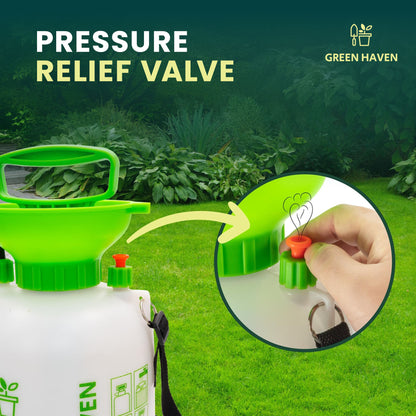 1pc 8L Pump Pressure Sprayer – Manual Garden Water Spray Bottle with Adjustable Shoulder Strap – High Pressure Sprayer for Plants, Lawn Care, Weed Control & Household Cleaning