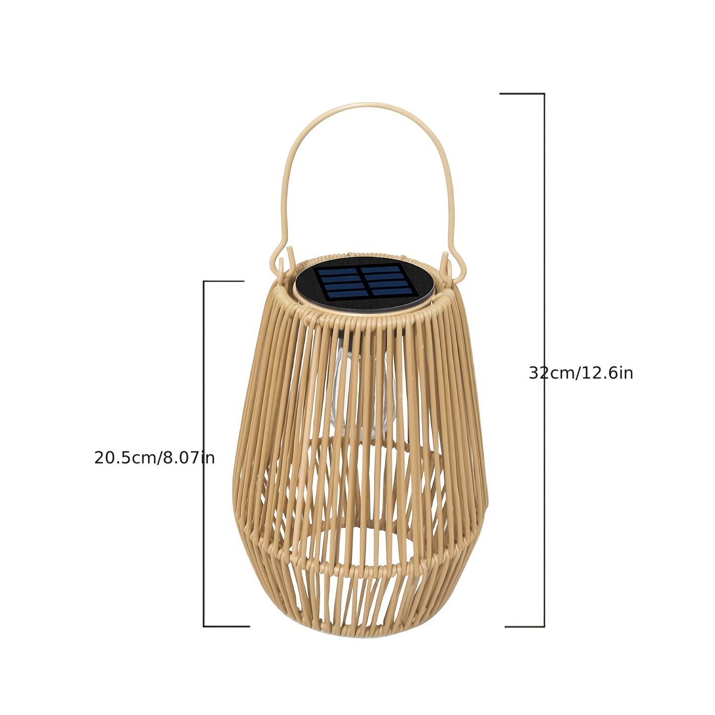 Solar Lantern, Outdoor Solar Woven Lantern Hanging Decoration, Persian Mia Style, Suitable for Garden, Patio, Deck, Porch, Trees, Lawn, Pathway Decoration, 1/2/4pcs