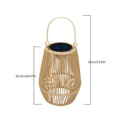 Solar Lantern, Outdoor Solar Woven Lantern Hanging Decoration, Persian Mia Style, Suitable for Garden, Patio, Deck, Porch, Trees, Lawn, Pathway Decoration, 1/2/4pcs