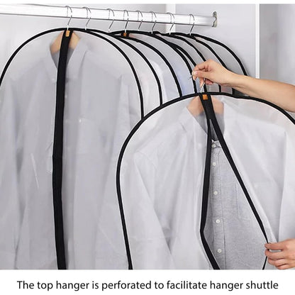 12 Pack Dress Bags Garment Bags Clothes Bags with Zipper