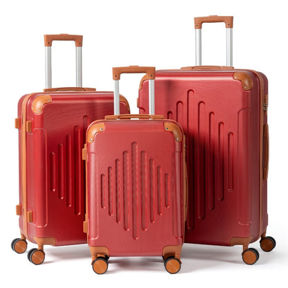 Hard Shell Luggage Set 3 4 5 Piece ABS Suitcase Set with 360° Spinner Wheels Expandable Lightweight Hardside 12 16 20 24 28 Inch 7 Colour Combinations UK
