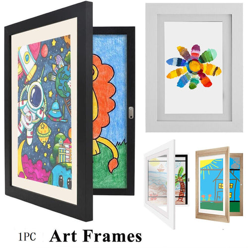 1pc A4 Art Display Frame Photo - Easy-Open for Quick Display Changes - Ideal for Home Room Living Room Office Decoration Perfect Mother'S Day Spring Easter Gift